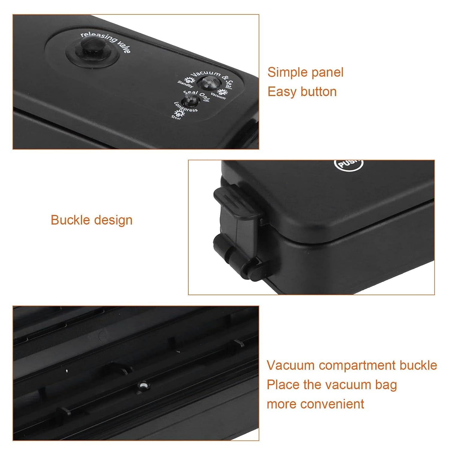Vacuum Sealer Machine with 10 Bags, Automatic Hands-Free, Smart Food Preservation (1 Set) Vacuum Sealer Machine with 10 Bags, Automatic Hands-Free, Smart Food Preservation (1 Set)
